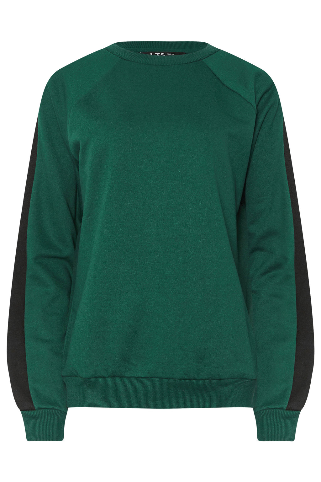  LTS Tall Green Colour Block Sweatshirt