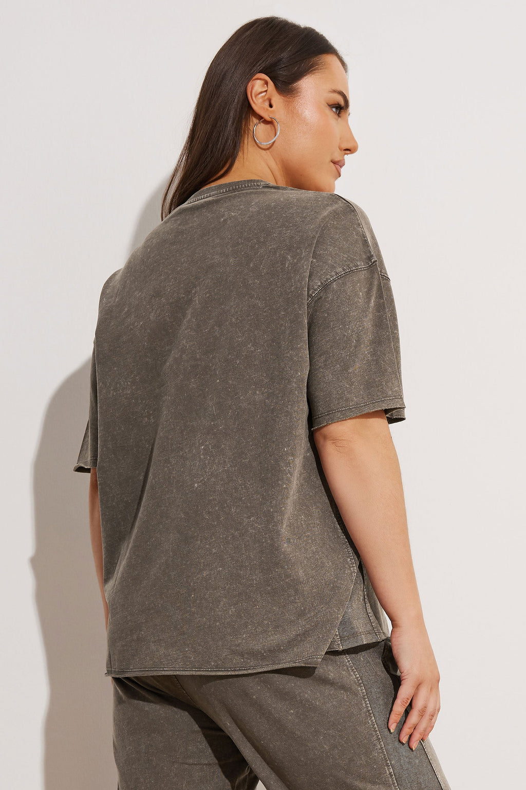  YOURS - Ensemble Jogging Marron Délavé