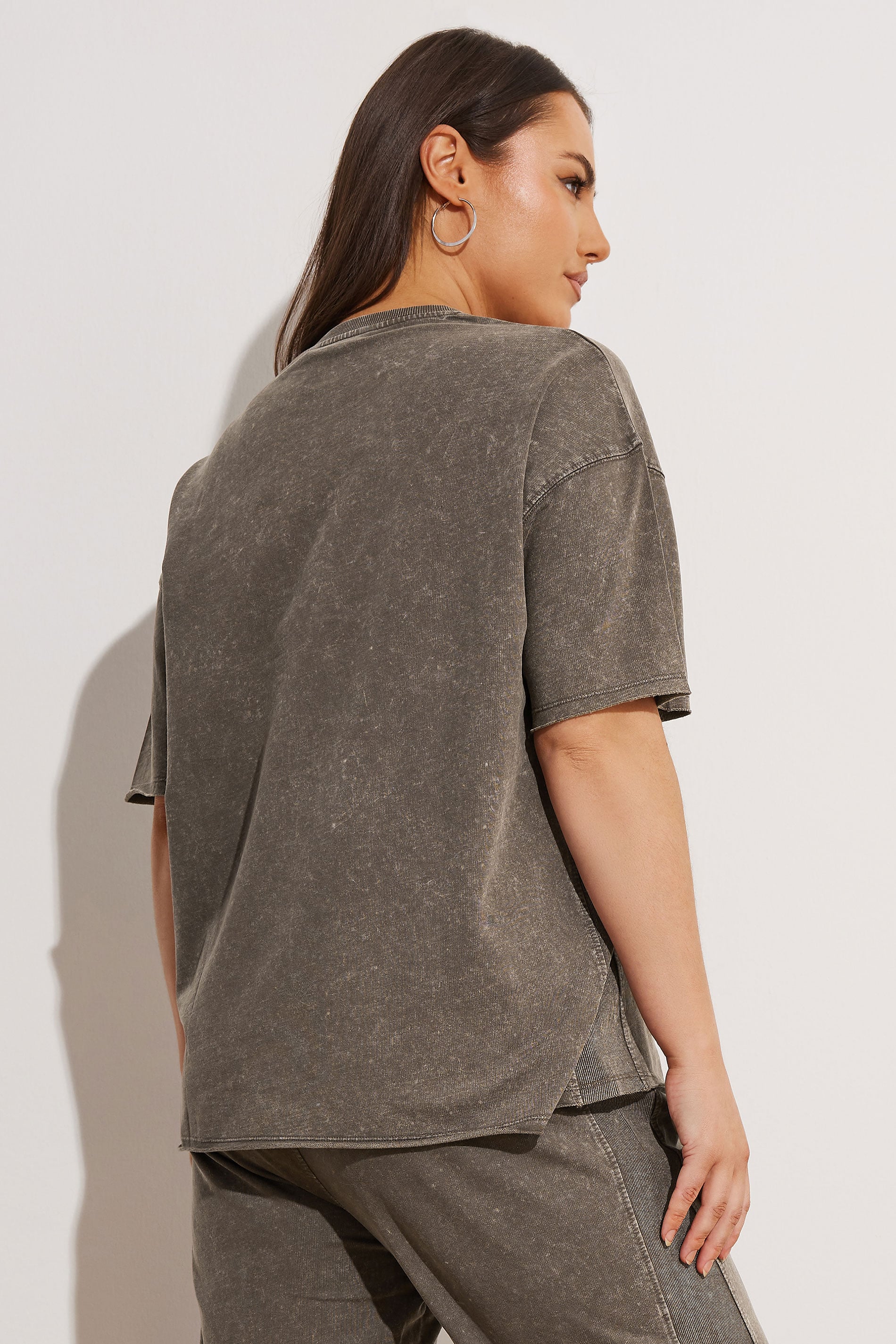  YOURS - Ensemble Jogging Marron Délavé