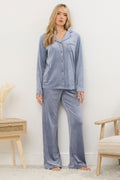  LTS Tall Blue Super Luxe Touch Pyjama Set