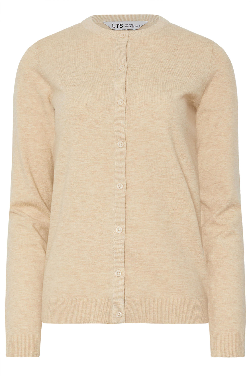  LTS PREMIUM Tall Natural Brown Button Down Cardigan