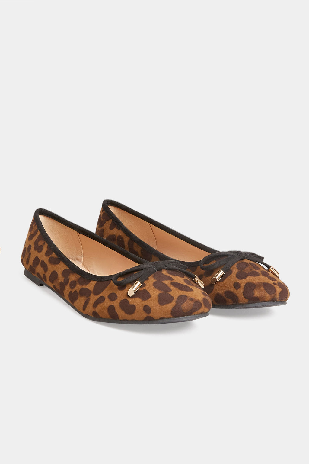  LTS - Ballerines Marrons Design Léopard Regular Fit