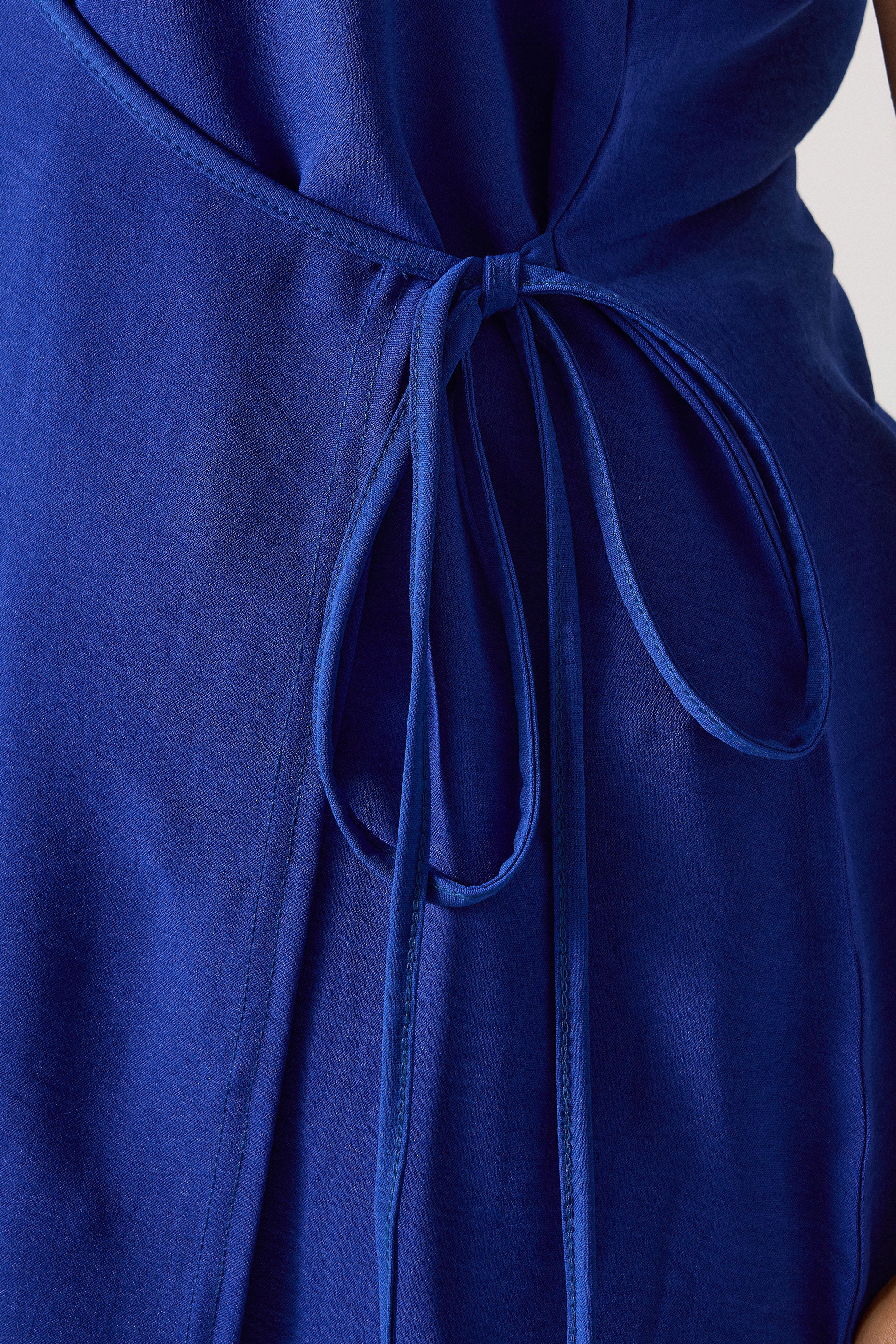  YOURS Curve Débardeur Cache-cœur Bleu Cobalt