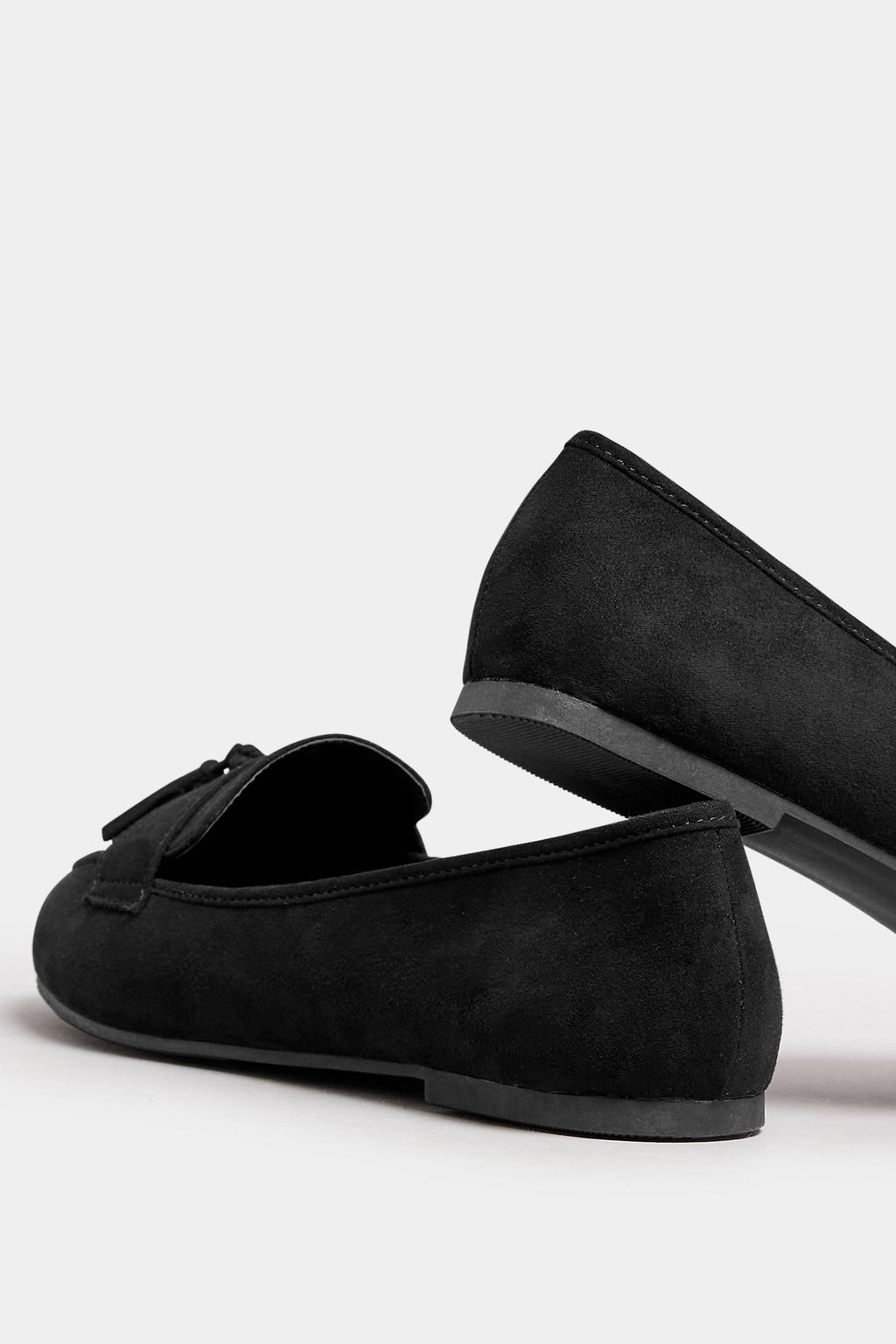  Mocassins Noirs Effet Daim Pieds Larges E & Extra Larges EEE