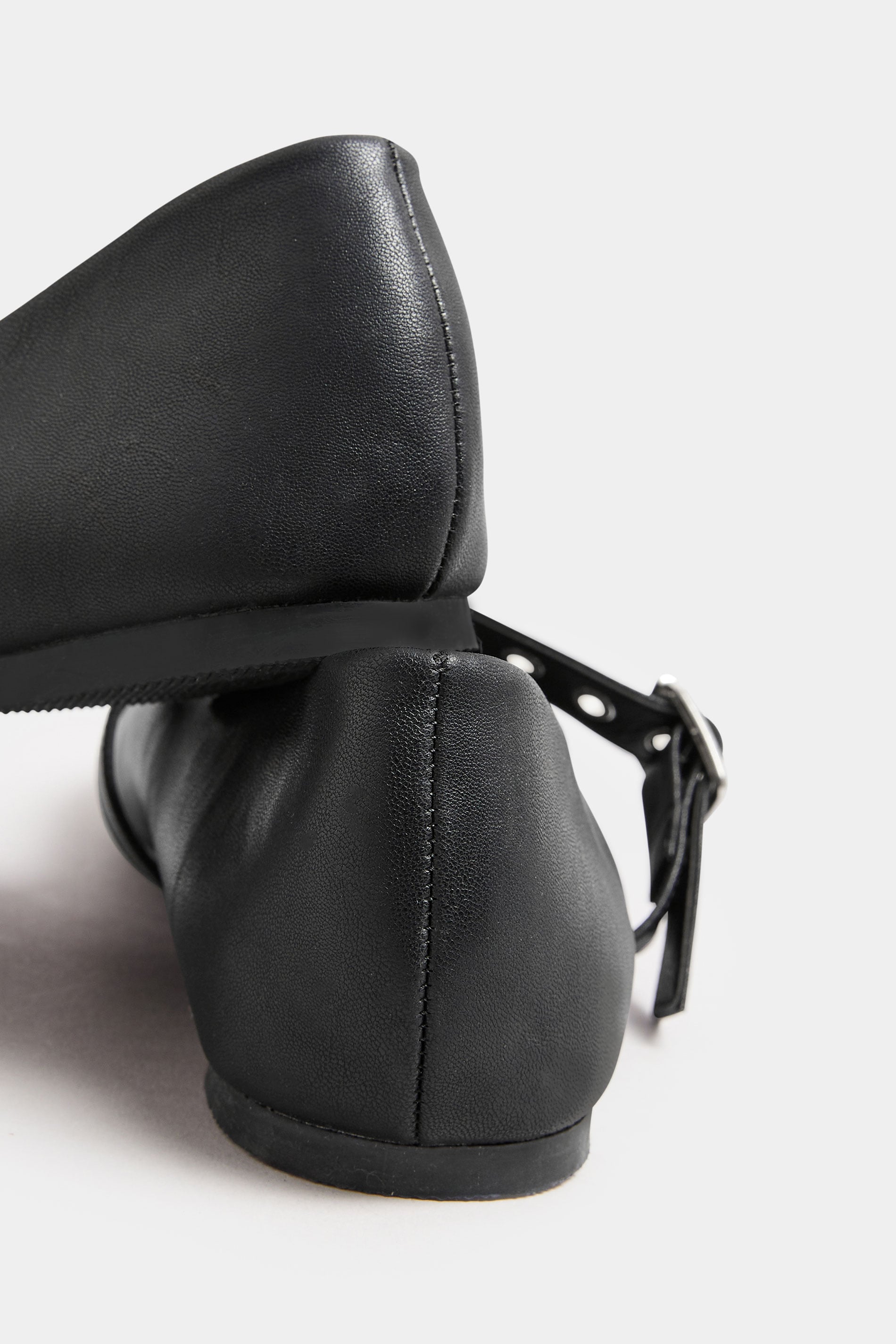  Ballerines Mary Jane Noires Cloutées Pieds Extra Larges EEE