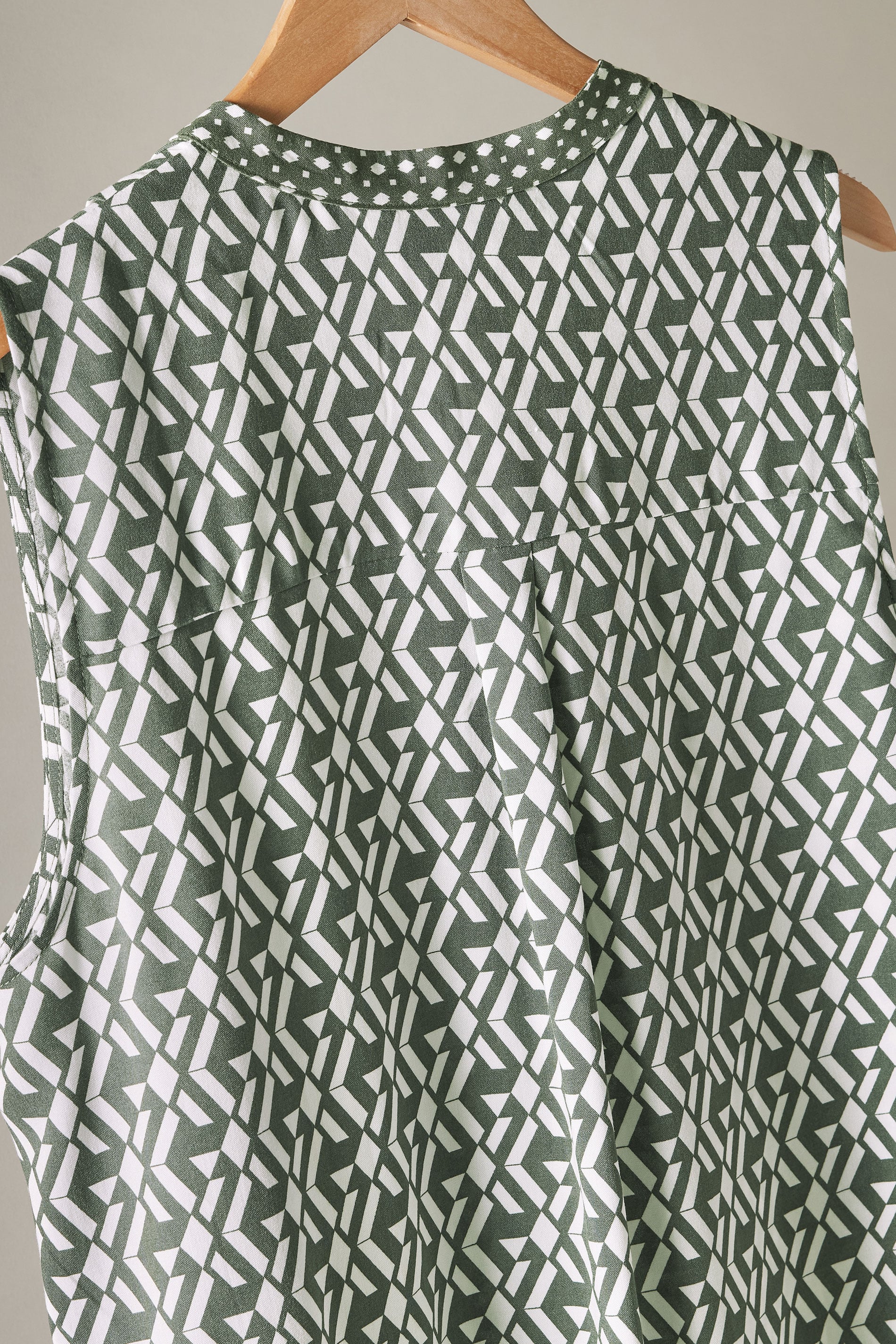  EVANS Curve Grey Geometric Print Tunic