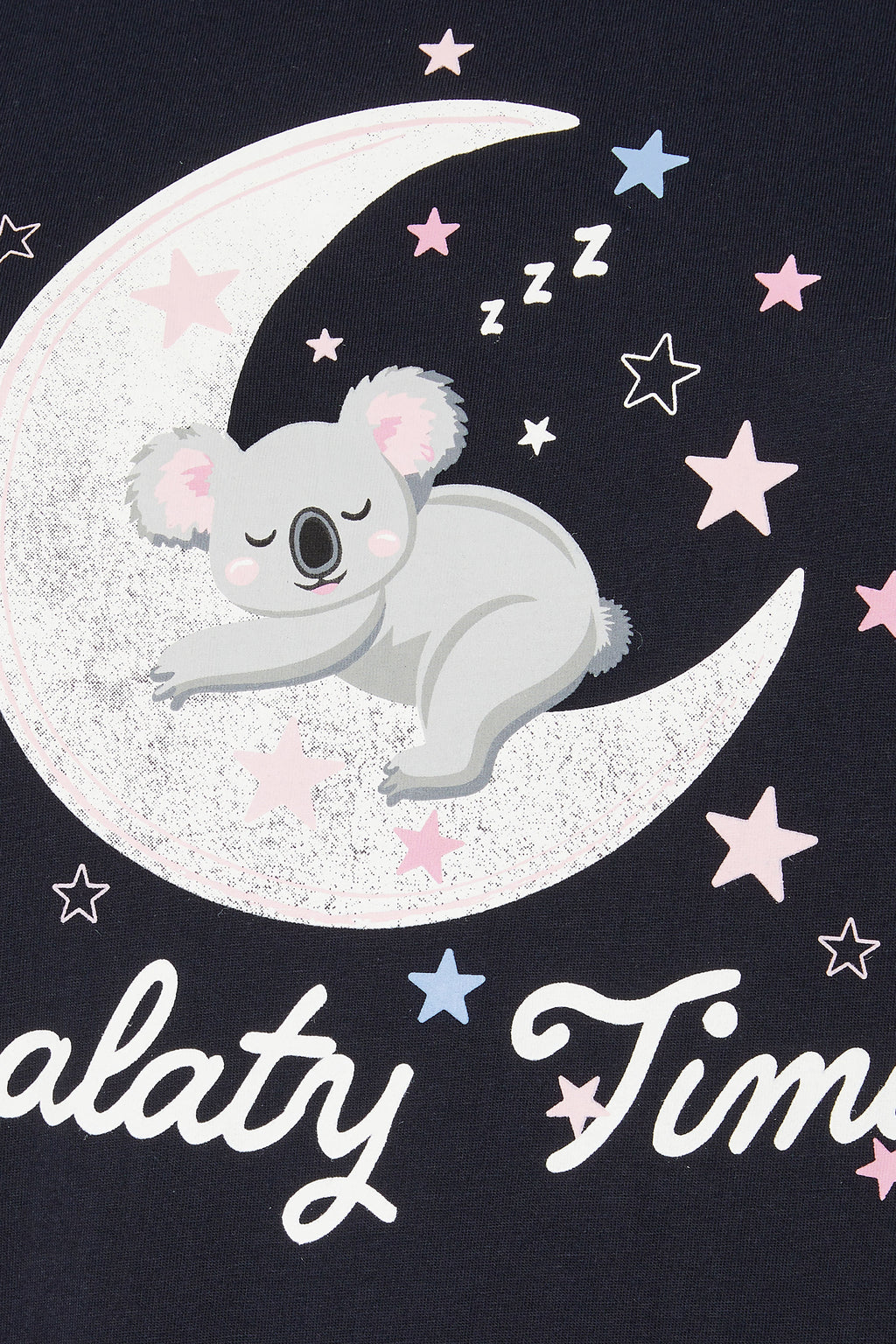 YOURS Curve Lot De 2 Chemises De Nuit Midaxi Bleu Marine « Koalaty Time »