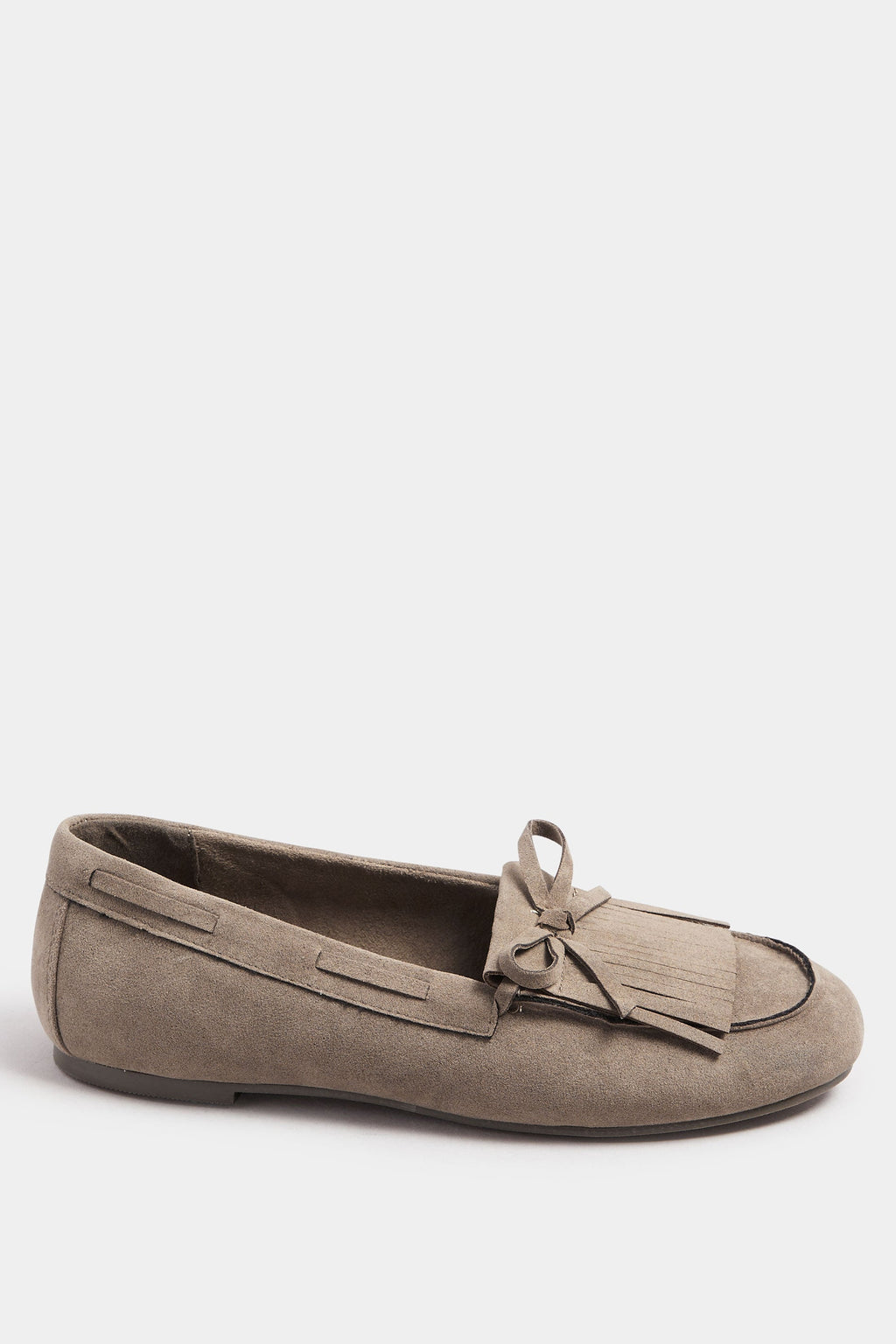  Mocassins à Franges En Simili-daim Marron, Coupe Extra Large EEE