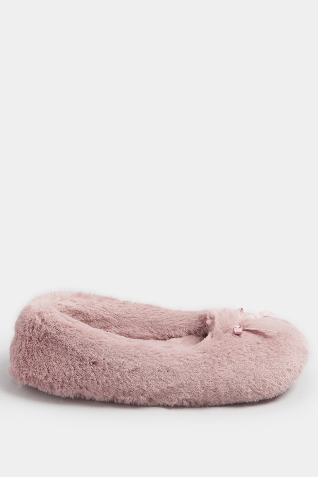  Chaussons De Ballet Roses En Peluche Avec Nœud Sur Le Devant