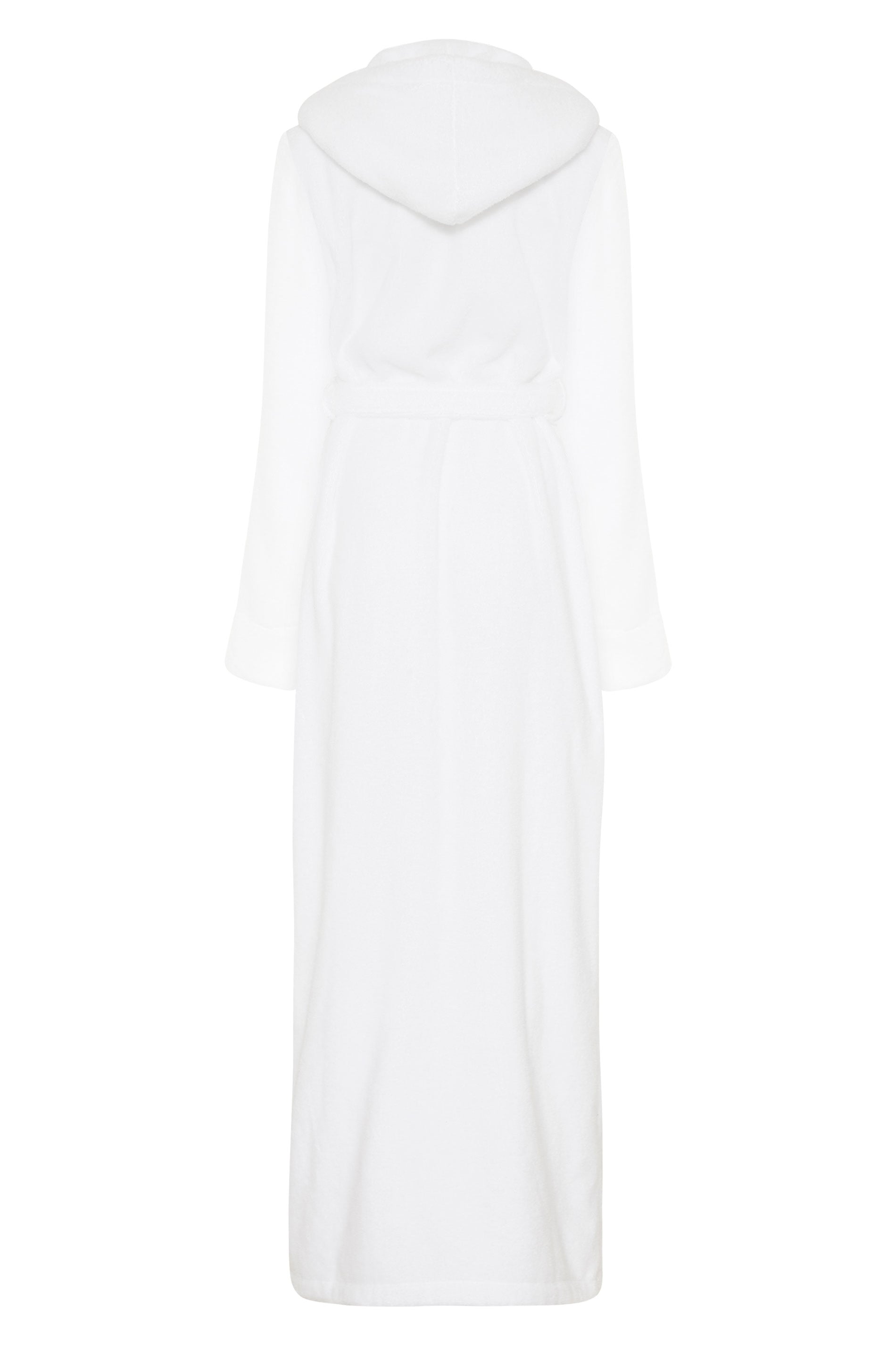  LTS PREMIUM Tall White Cotton Towelling Maxi Robe