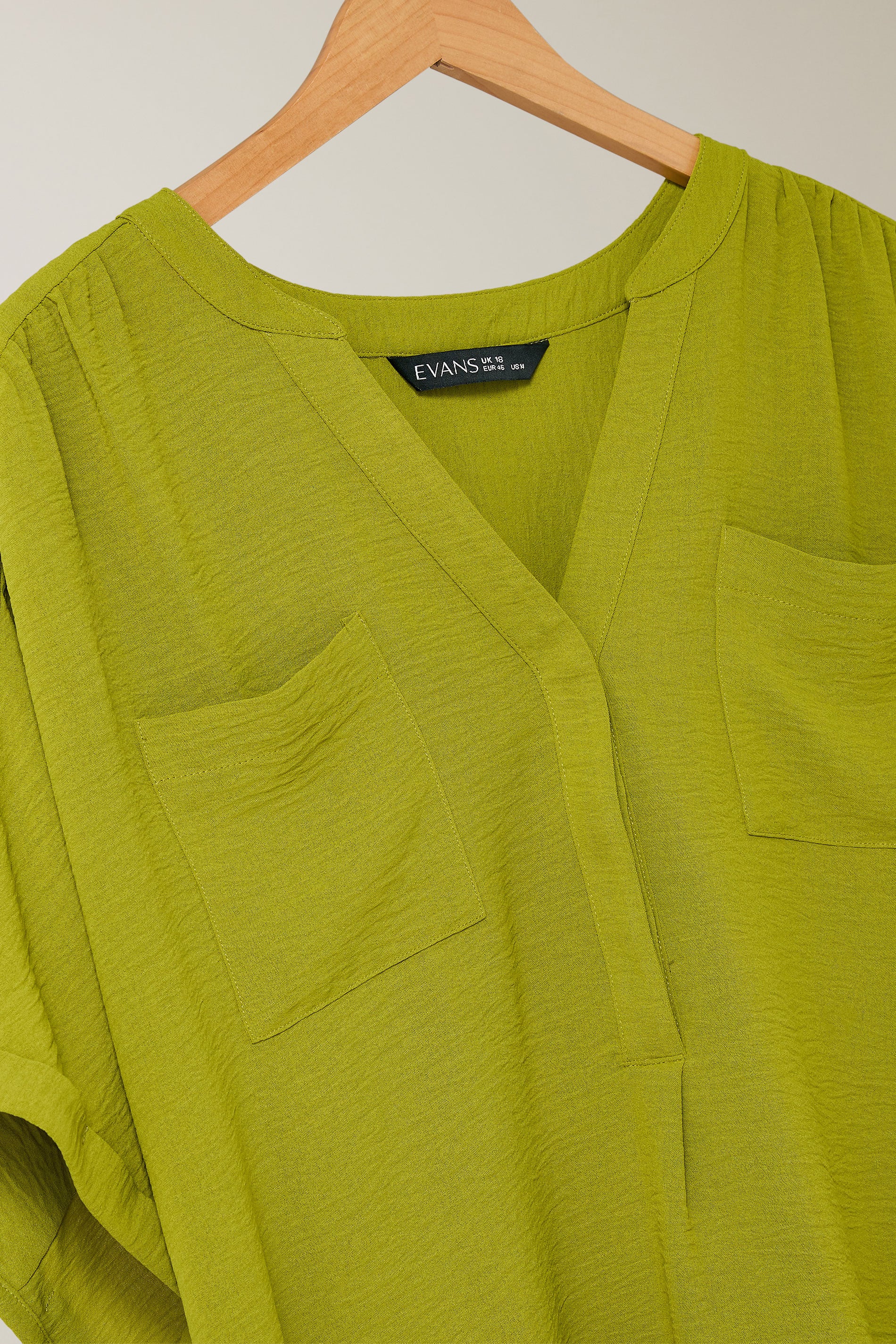  EVANS Curve Chartreuse Green Overhead Utility Shirt
