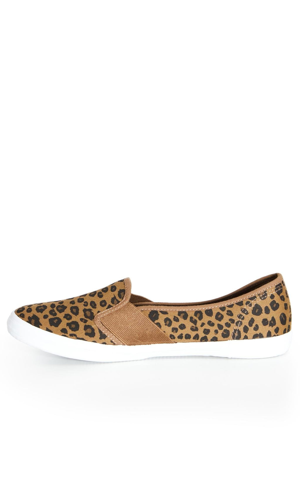  Evans Leopard Print Slip On Shoes