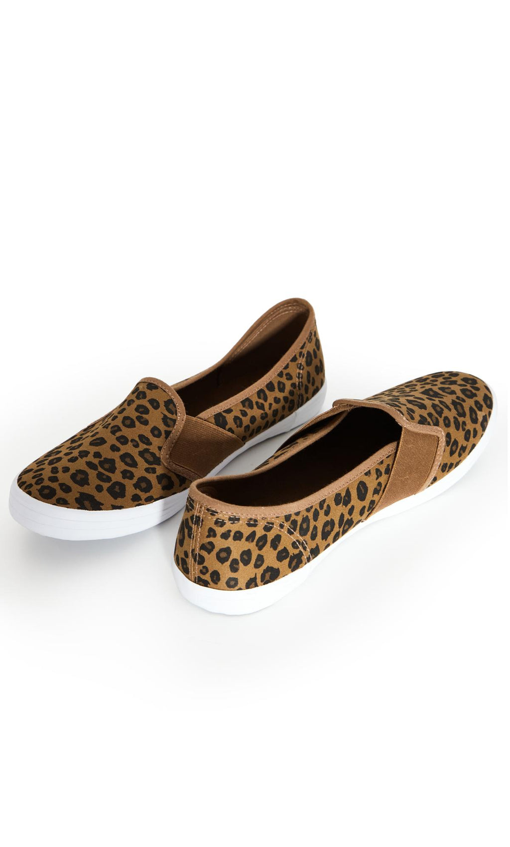  Evans Leopard Print Slip On Shoes