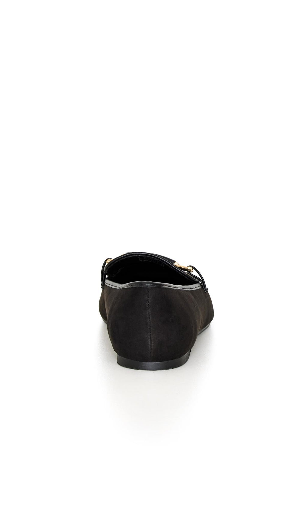  Evans Faux Suede Black Loafer