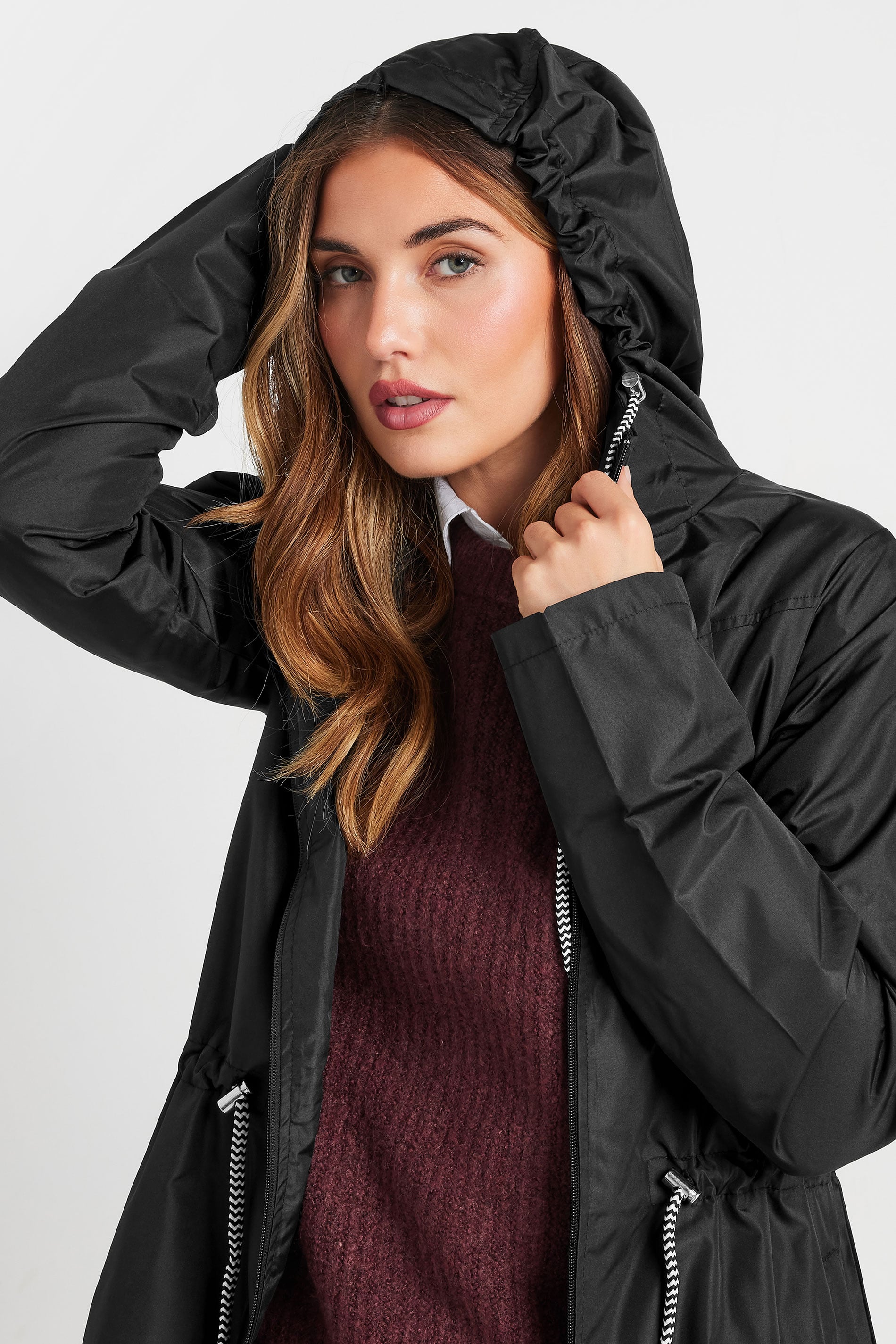  LTS Tall Black Pocket Parka