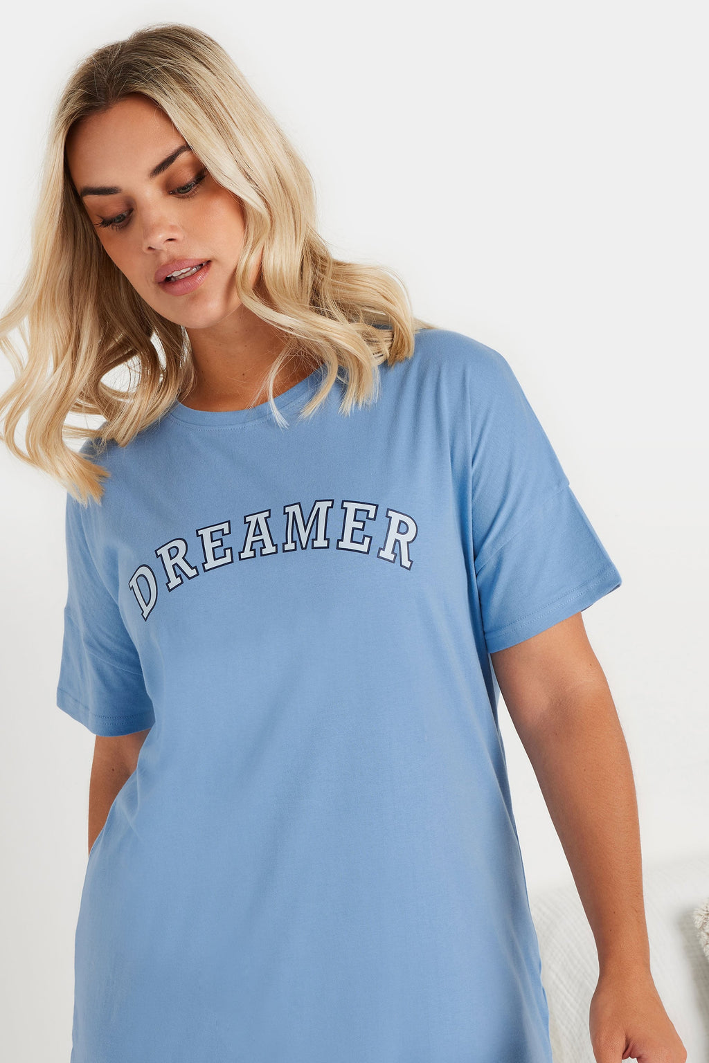  YOURS - Haut De Pyjama Bleu 'Dreamer'
