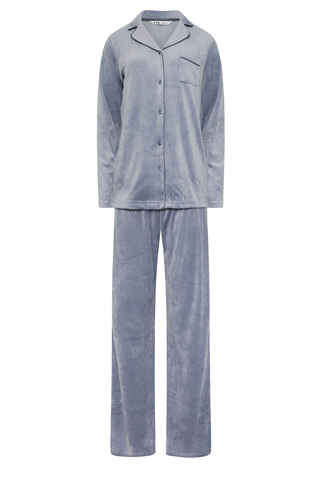  LTS Tall Blue Super Luxe Touch Pyjama Set