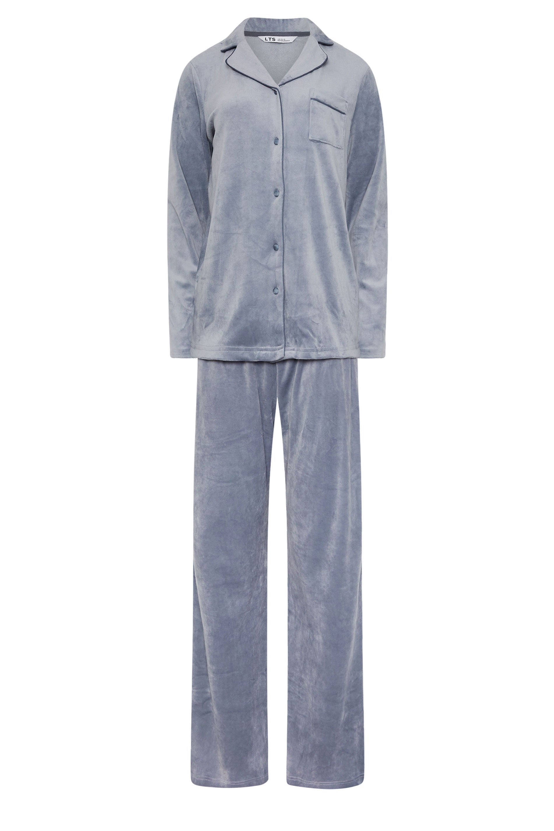  LTS Tall Blue Super Luxe Touch Pyjama Set