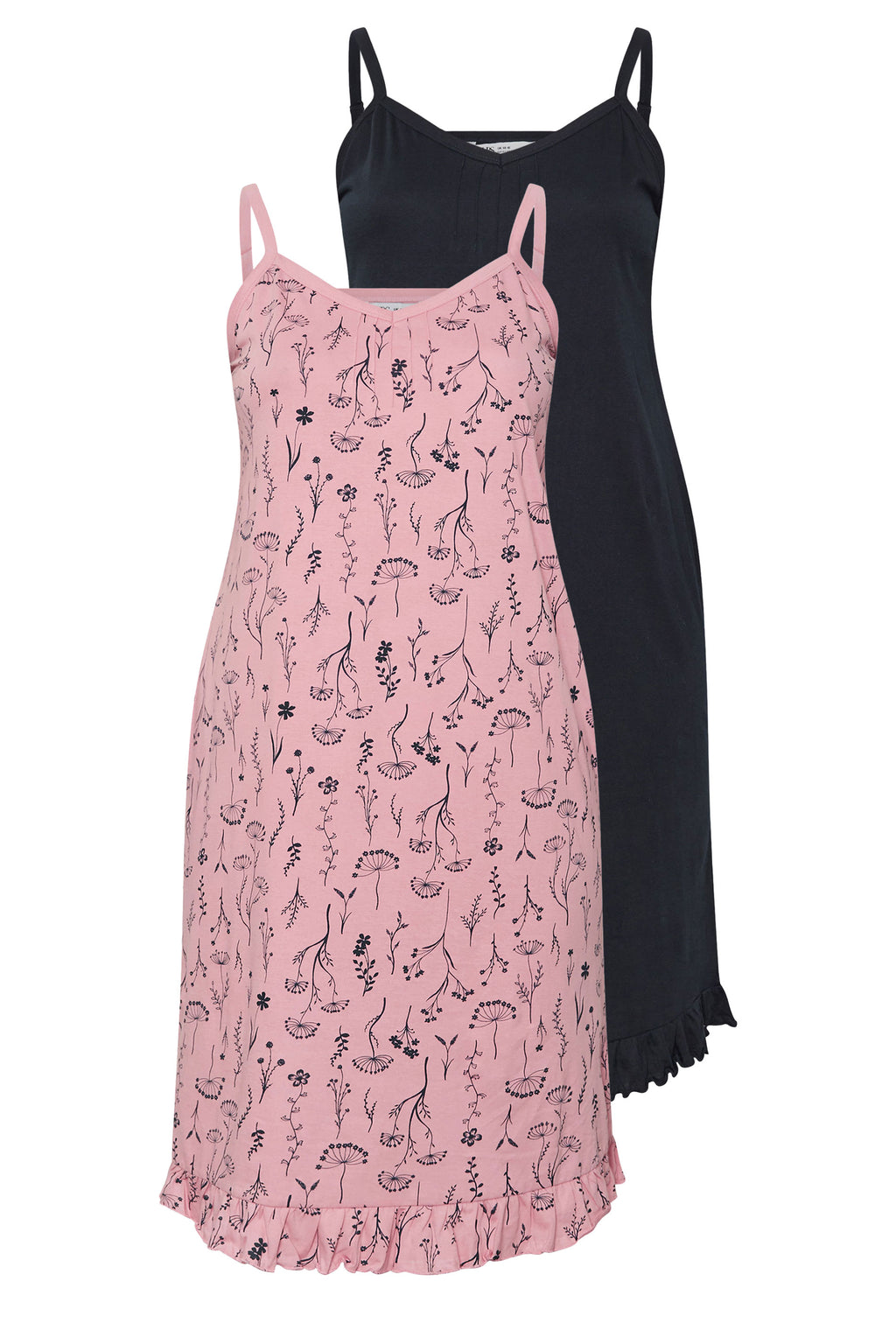  YOURS - Chemise De Nuit Rose & Bleue Floral