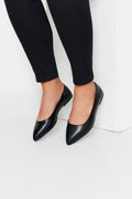  Ballerines Noires Pointues Pieds Extra Larges EEE