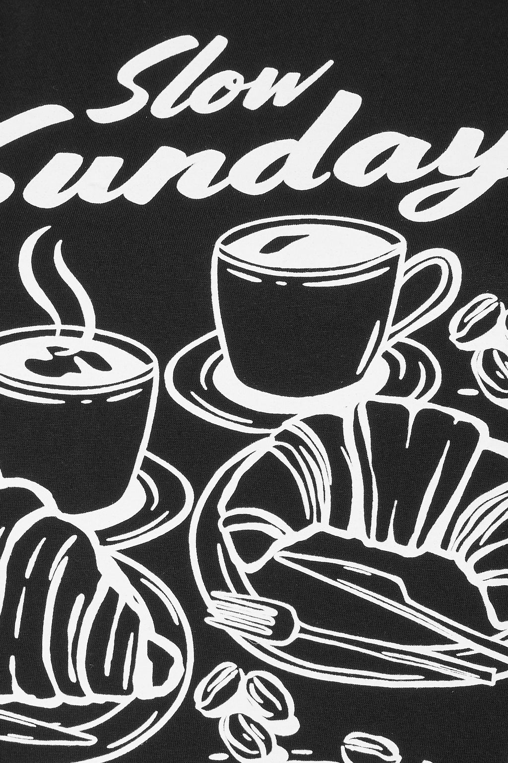  YOURS Lot De 2 Chemises De Nuit Curve Noires « Coffee Club »