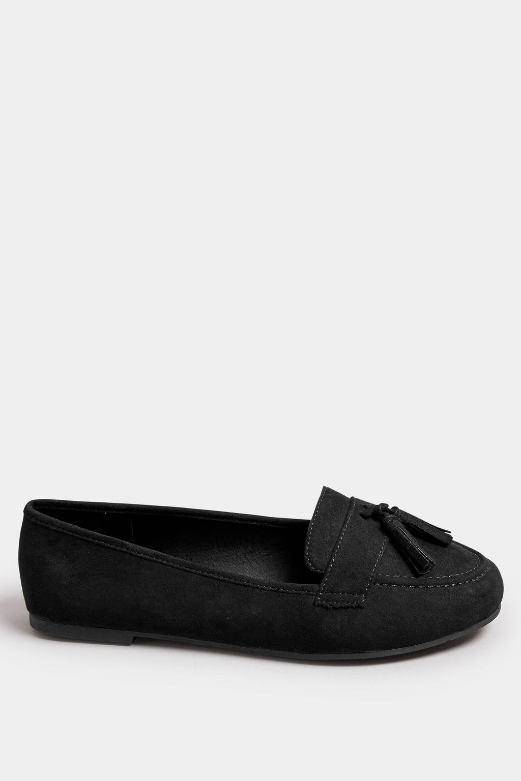  Mocassins Noirs Effet Daim Pieds Larges E & Extra Larges EEE