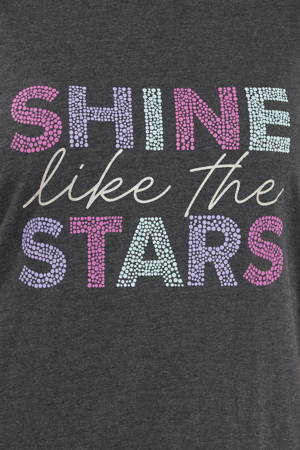  YOURS Curve Lot De 2 Chemises De Nuit Grises « Shine Like The Stars » Midaxi