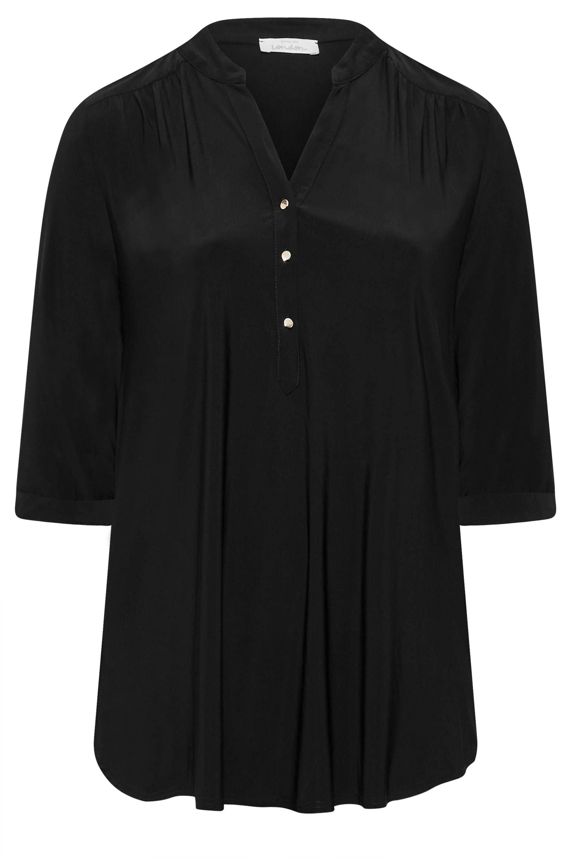  YOURS LONDON - Blouse Noire Manches Longues