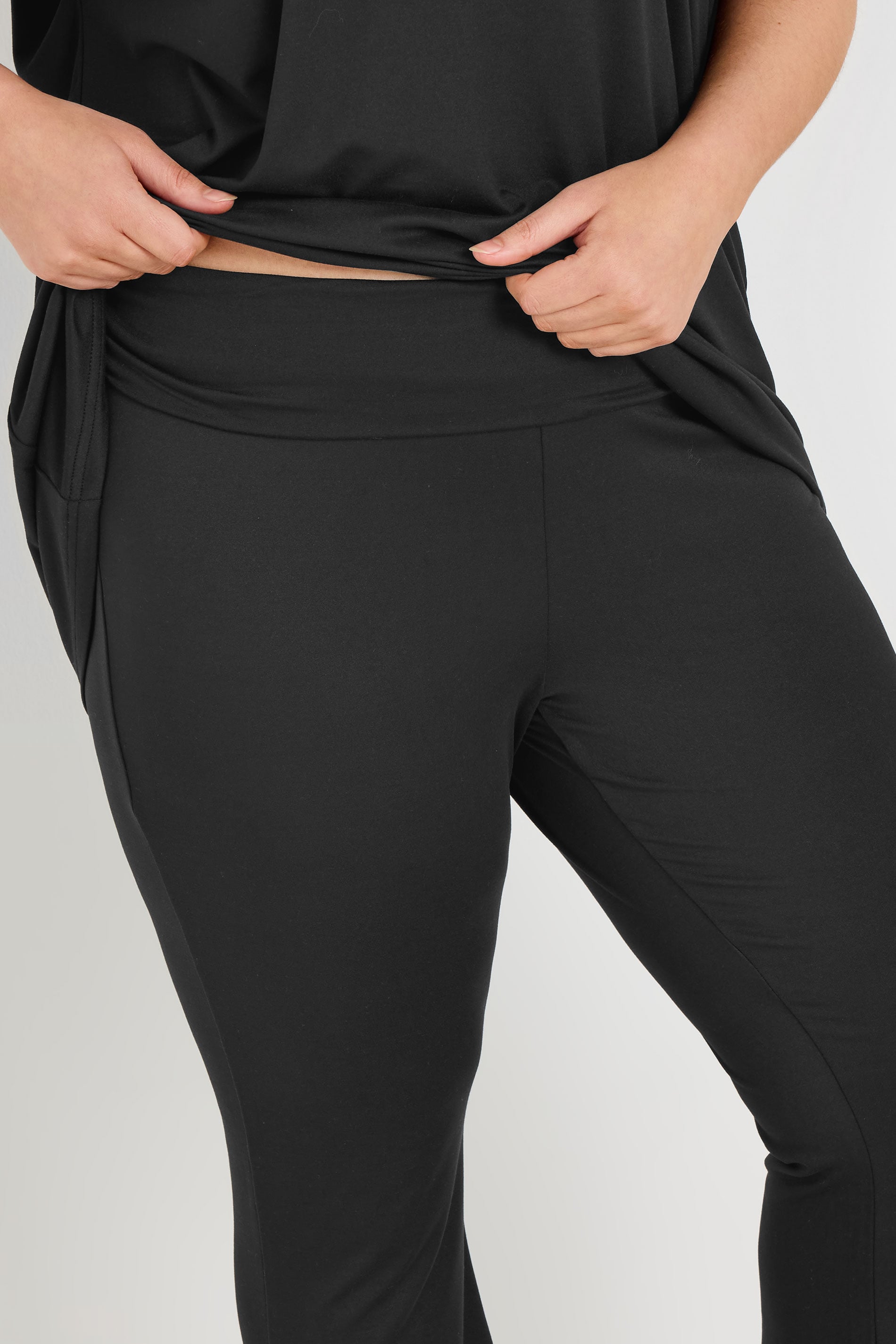  YOURS - Bas De Pyjama Noir Ample En Jersey