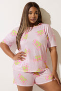  LIMITED COLLECTION - Ensemble De Pyjama Rose Poudré Matcha