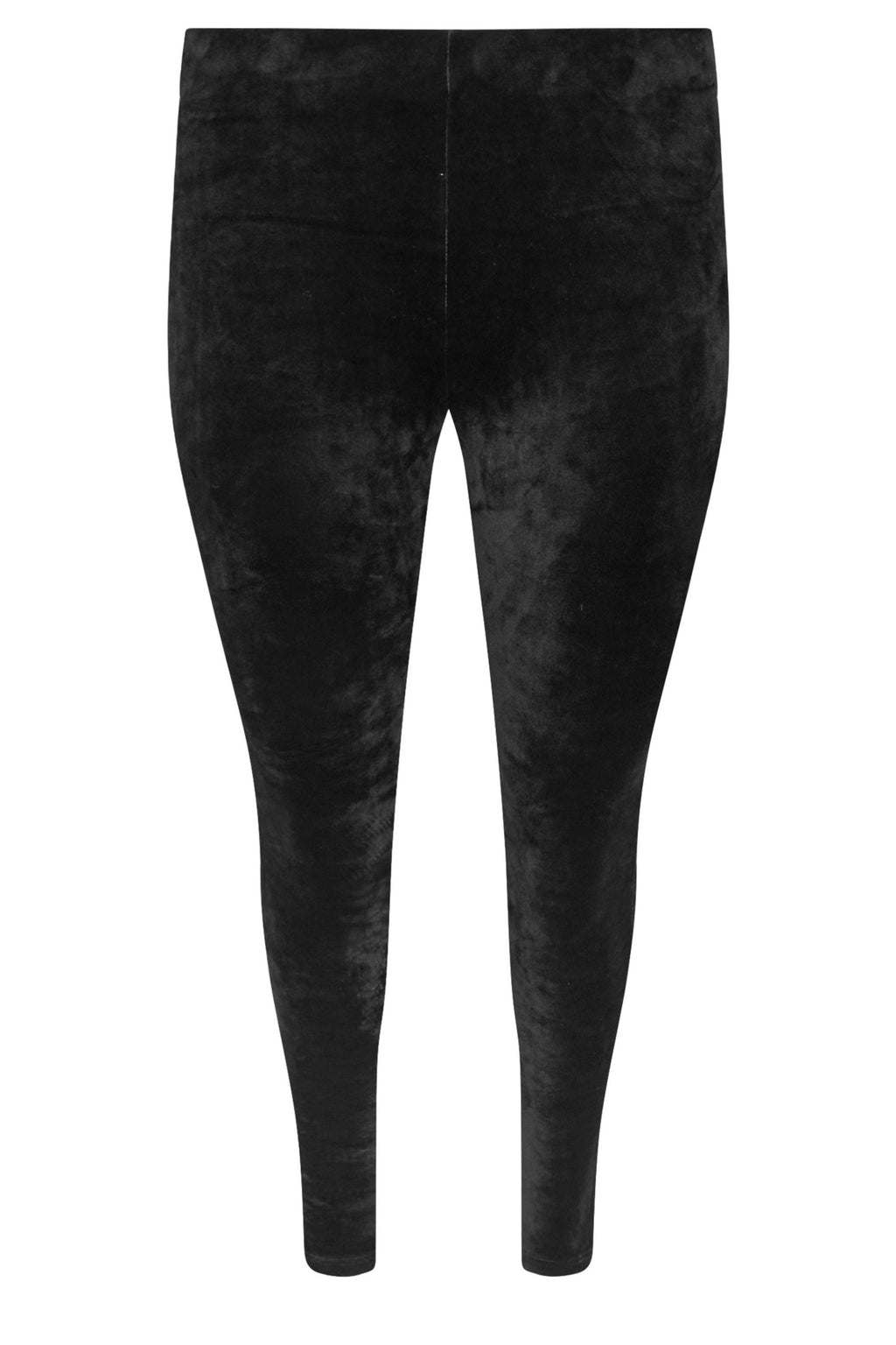  YOURS - Legging Noir Texturé Velours