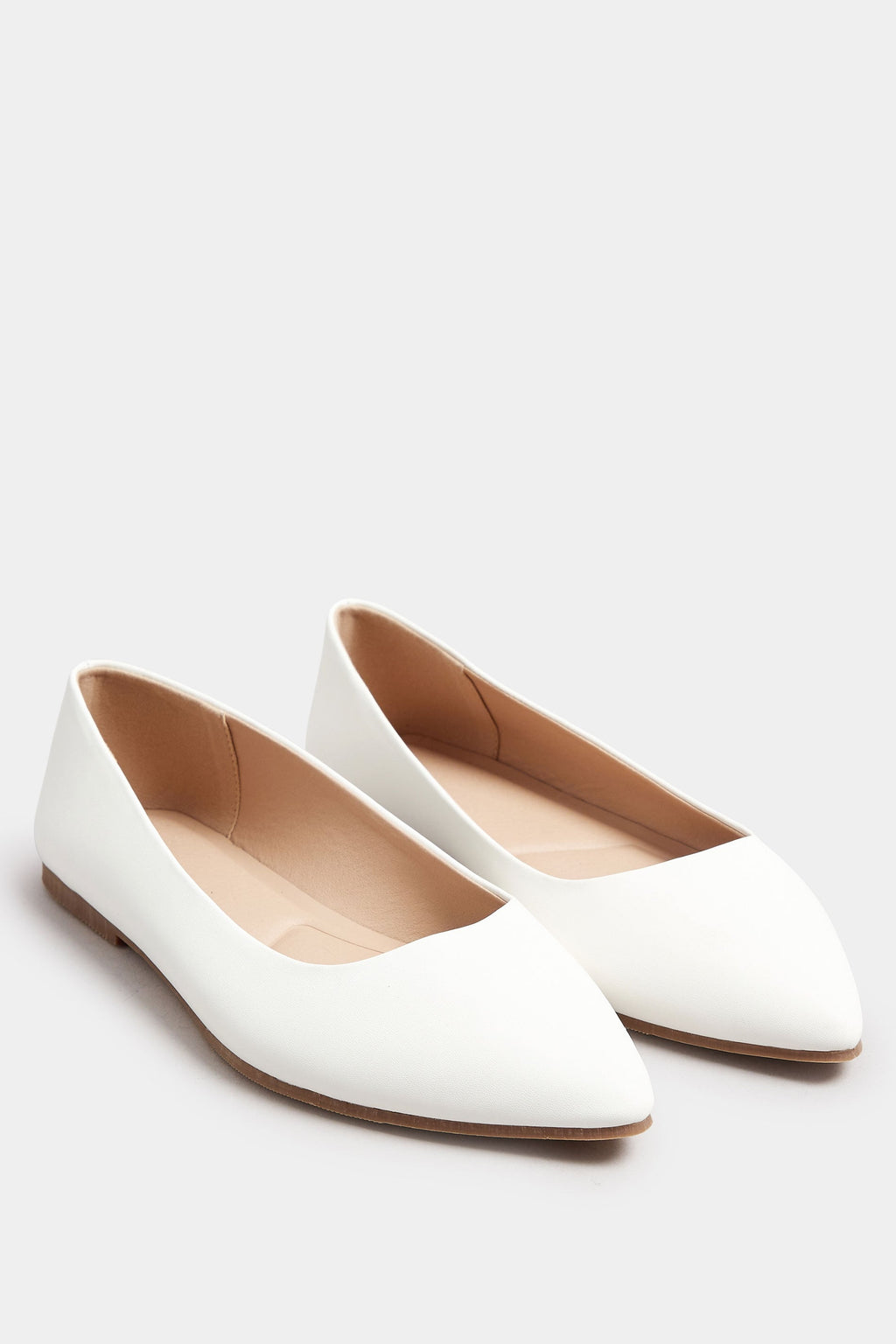  Ballerines Blanches Pieds Larges E & Extra Larges EEE