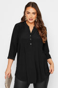  YOURS LONDON - Blouse Noire Manches Longues