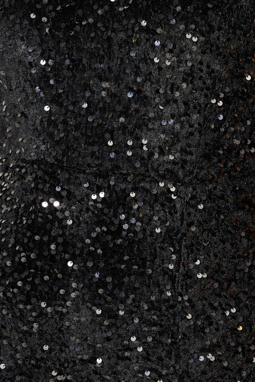  YOURS LONDON - Robe Maxi Noire En Velours & Sequins à Fente