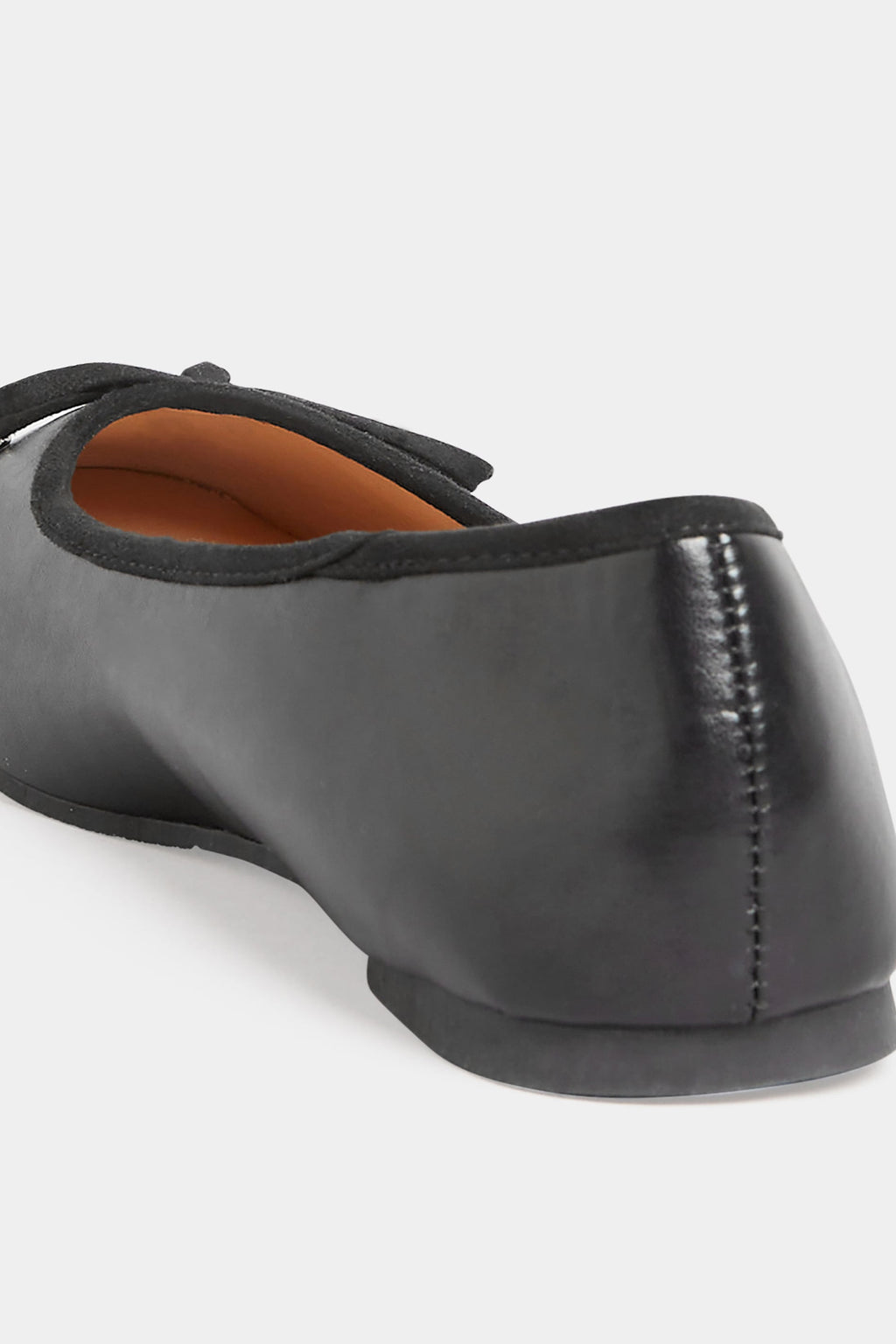  LTS - Ballerines Noires Effet Cuir Regular Fit