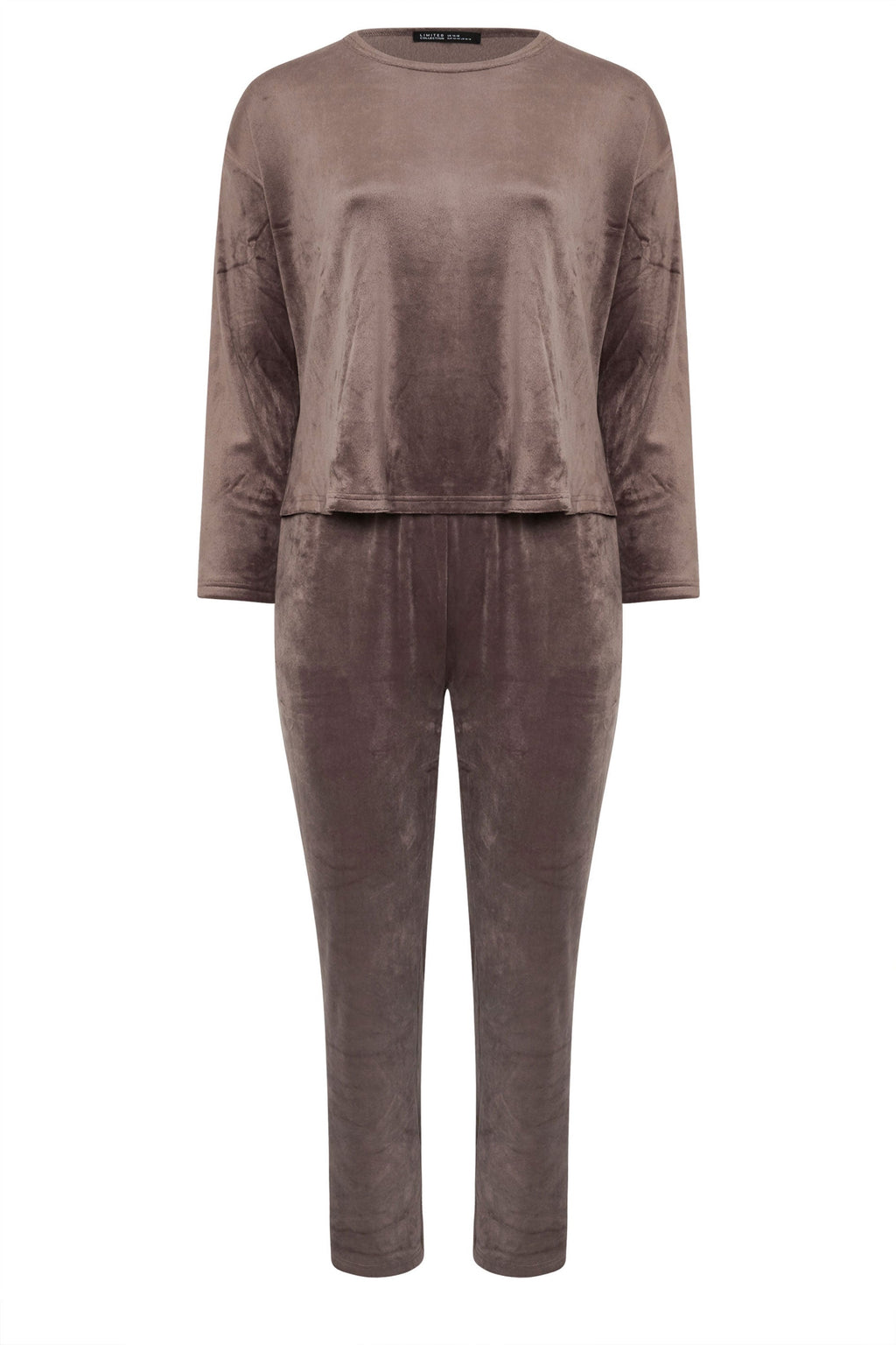  LIMITED COLLECTION - Ensemble Loungewear Marron Doux En Polaire
