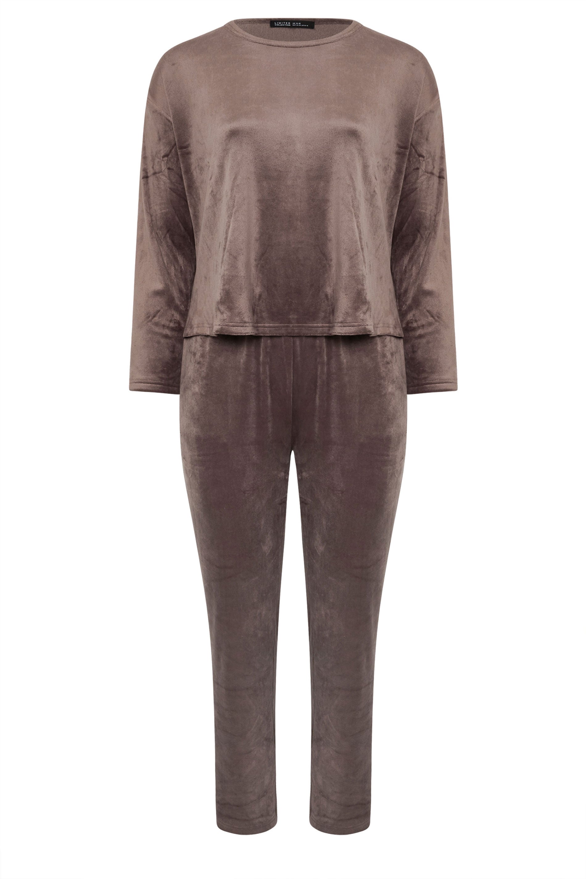  LIMITED COLLECTION - Ensemble Loungewear Marron Doux En Polaire