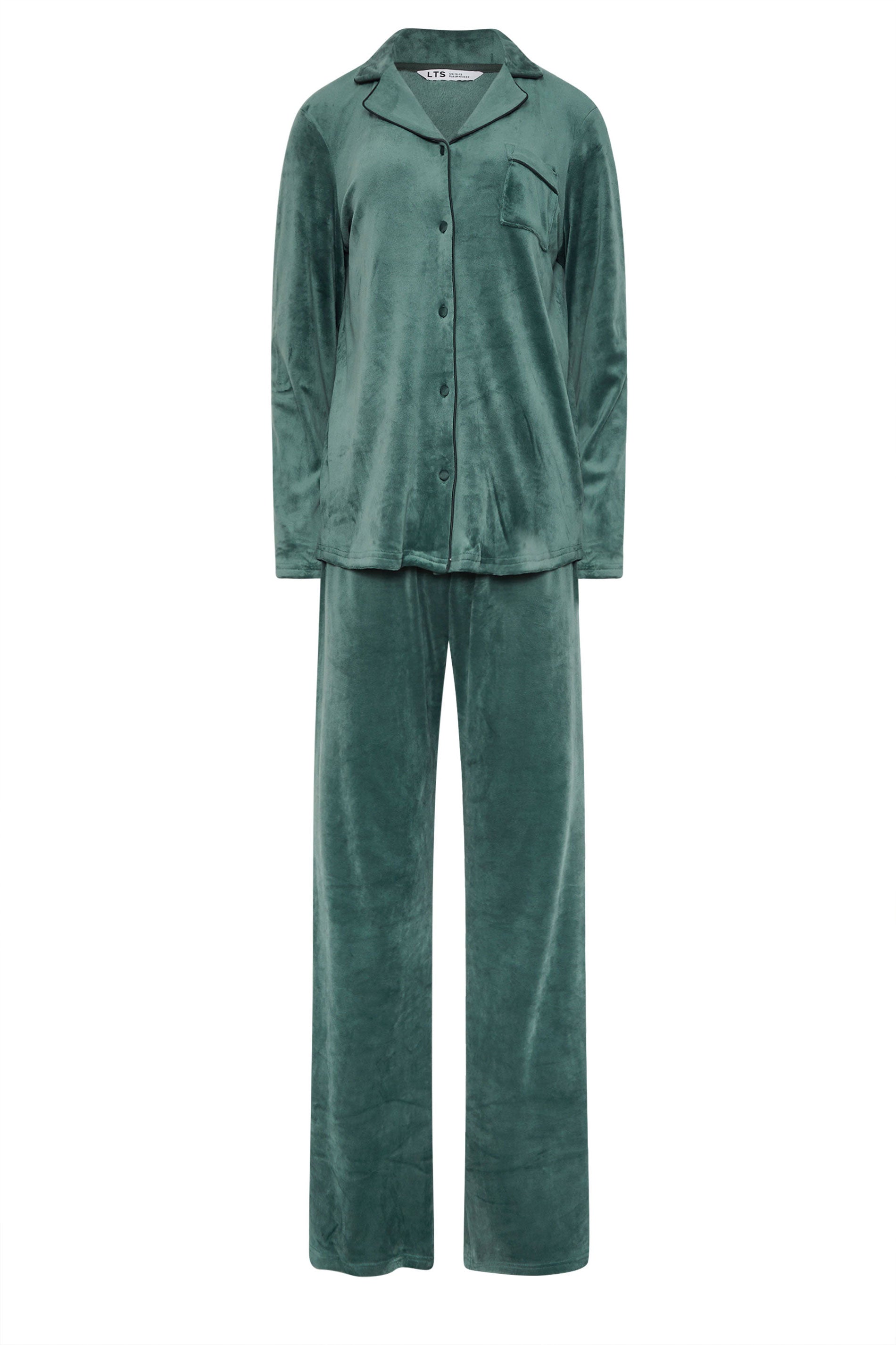  LTS Tall Green Super Luxe Touch Pyjama Set