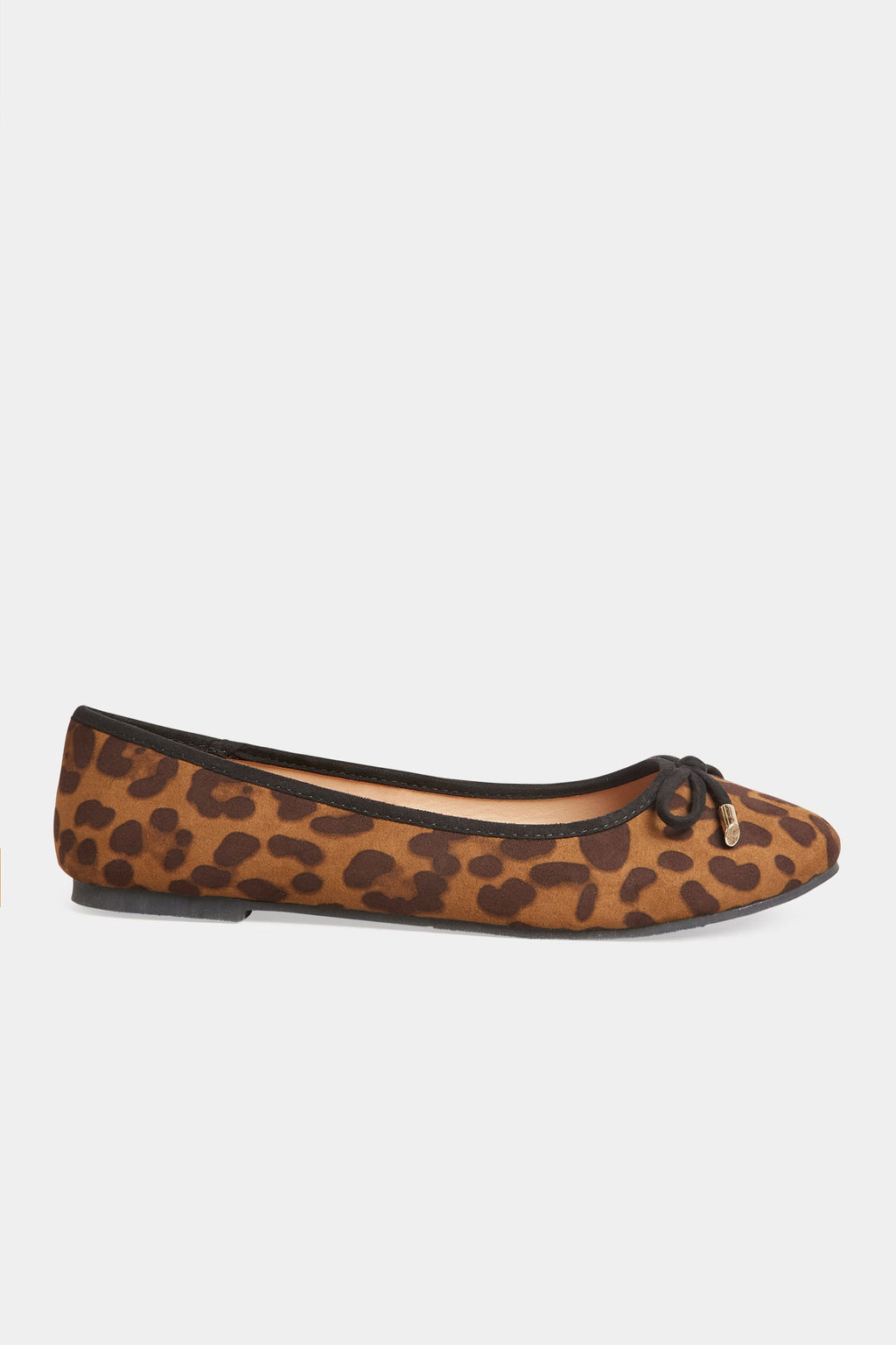  LTS - Ballerines Marrons Design Léopard Regular Fit