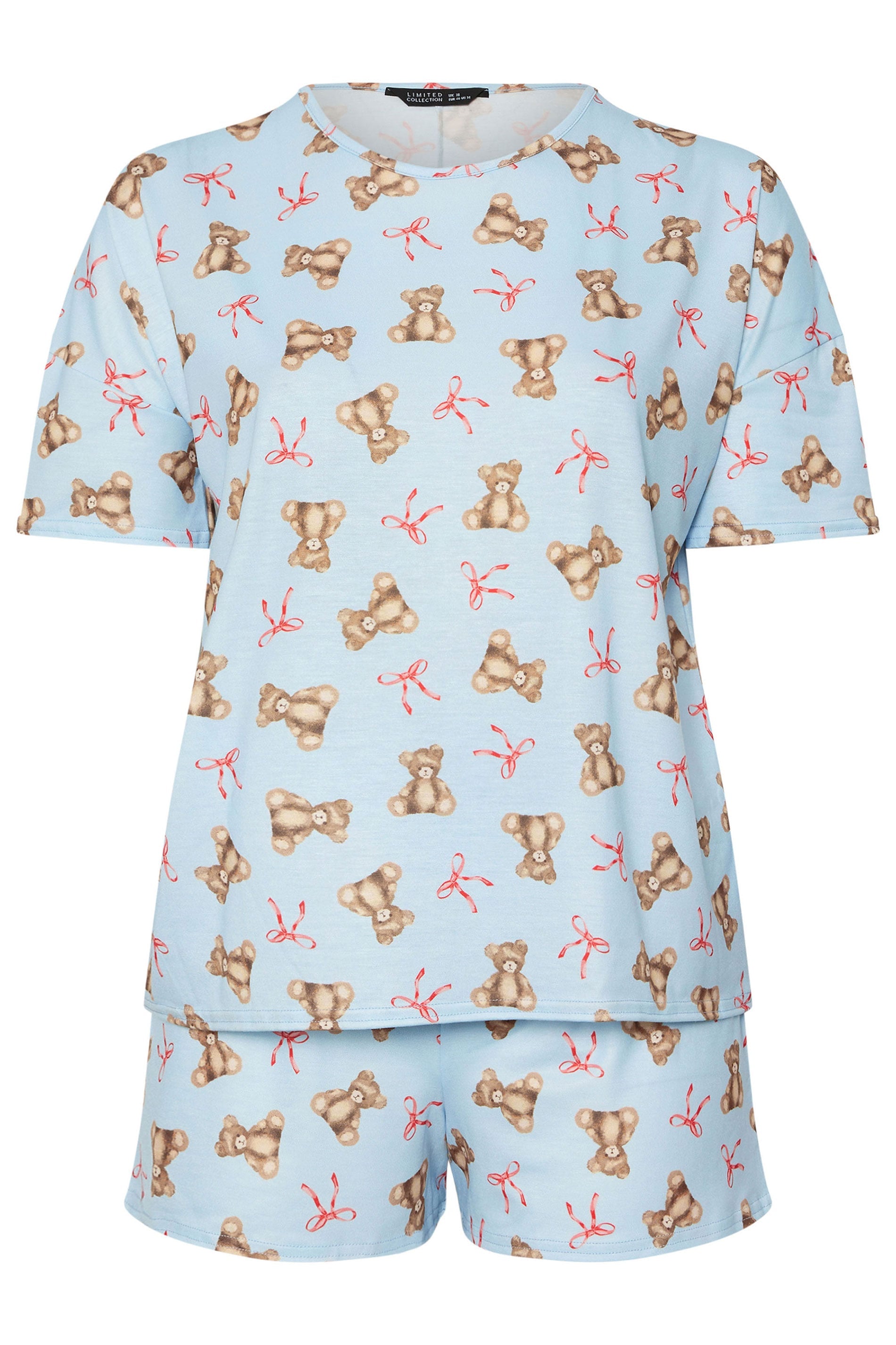  LIMITED COLLECTION - Ensemble De Pyjama Short Bleu Nounours