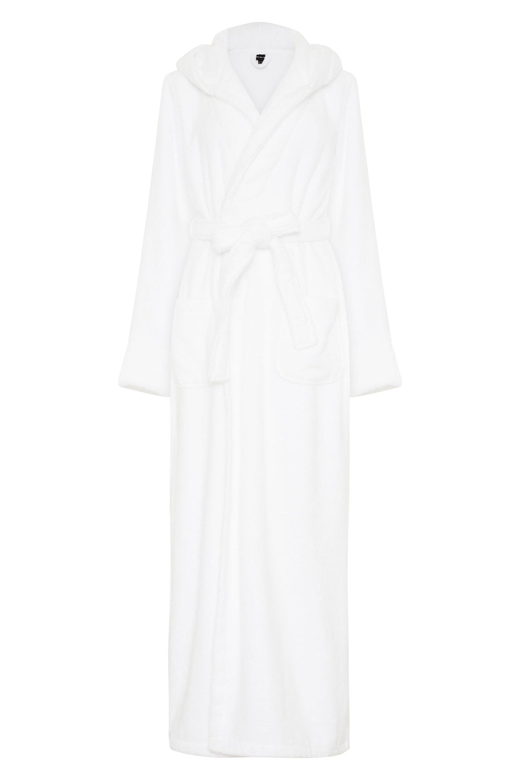  LTS PREMIUM Tall White Cotton Towelling Maxi Robe