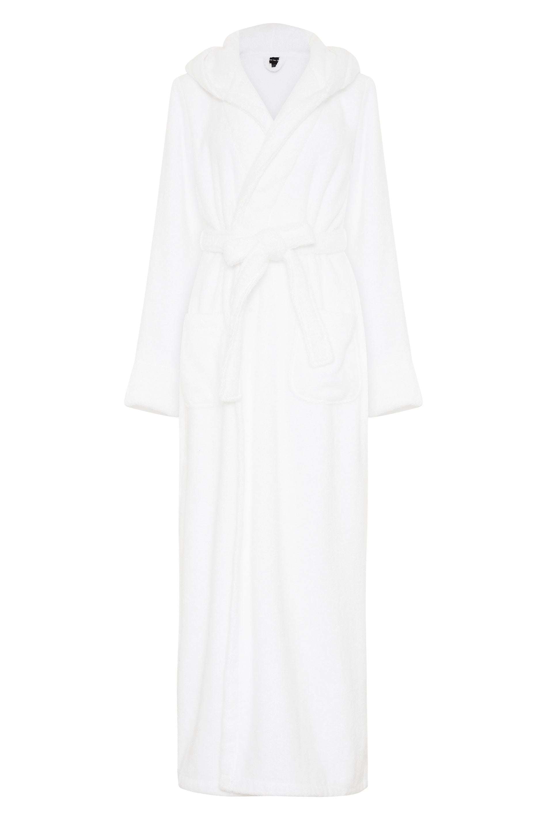  LTS PREMIUM Tall White Cotton Towelling Maxi Robe