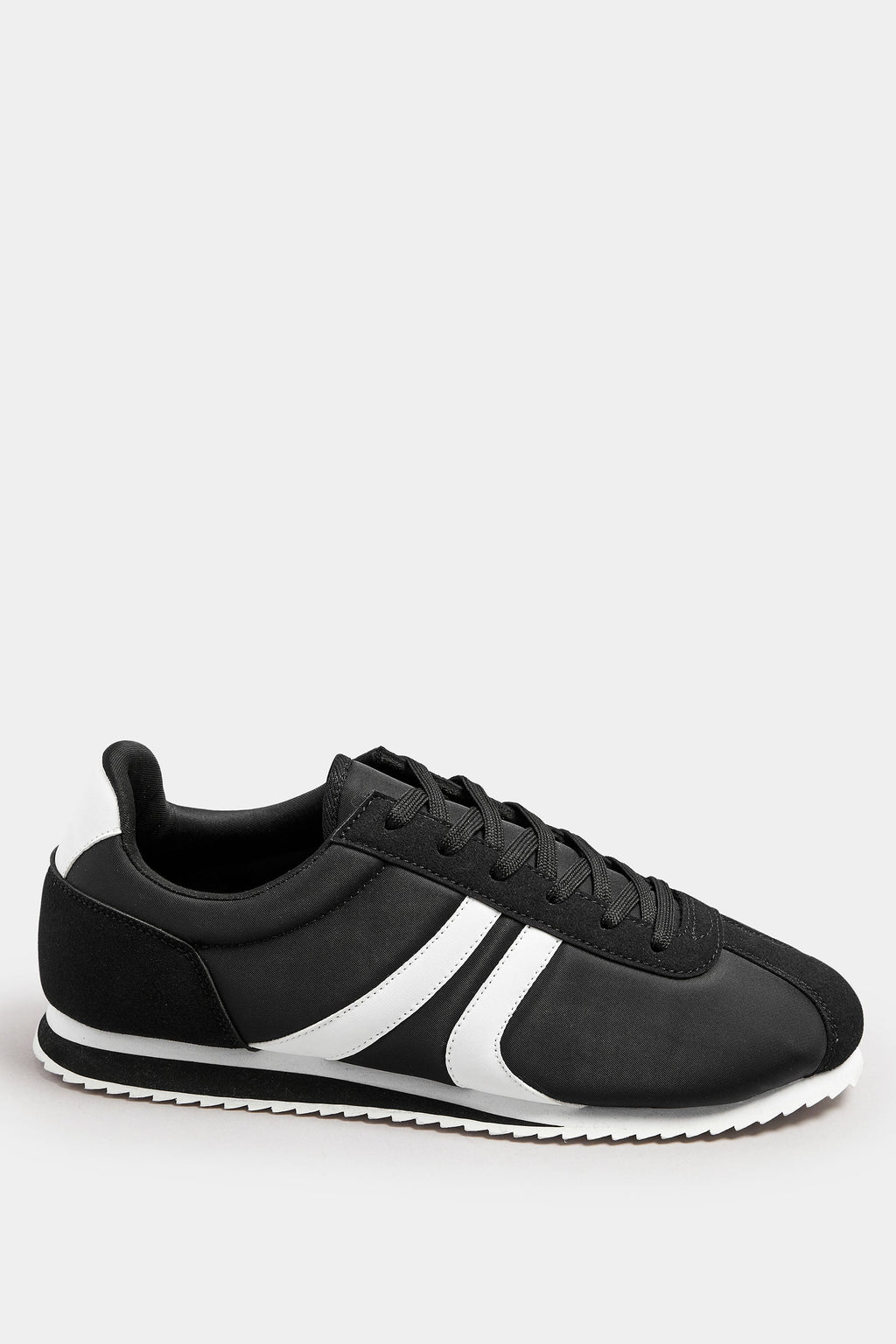  Tennis Noires Bandes Blanches Pieds Extra Largs EEE