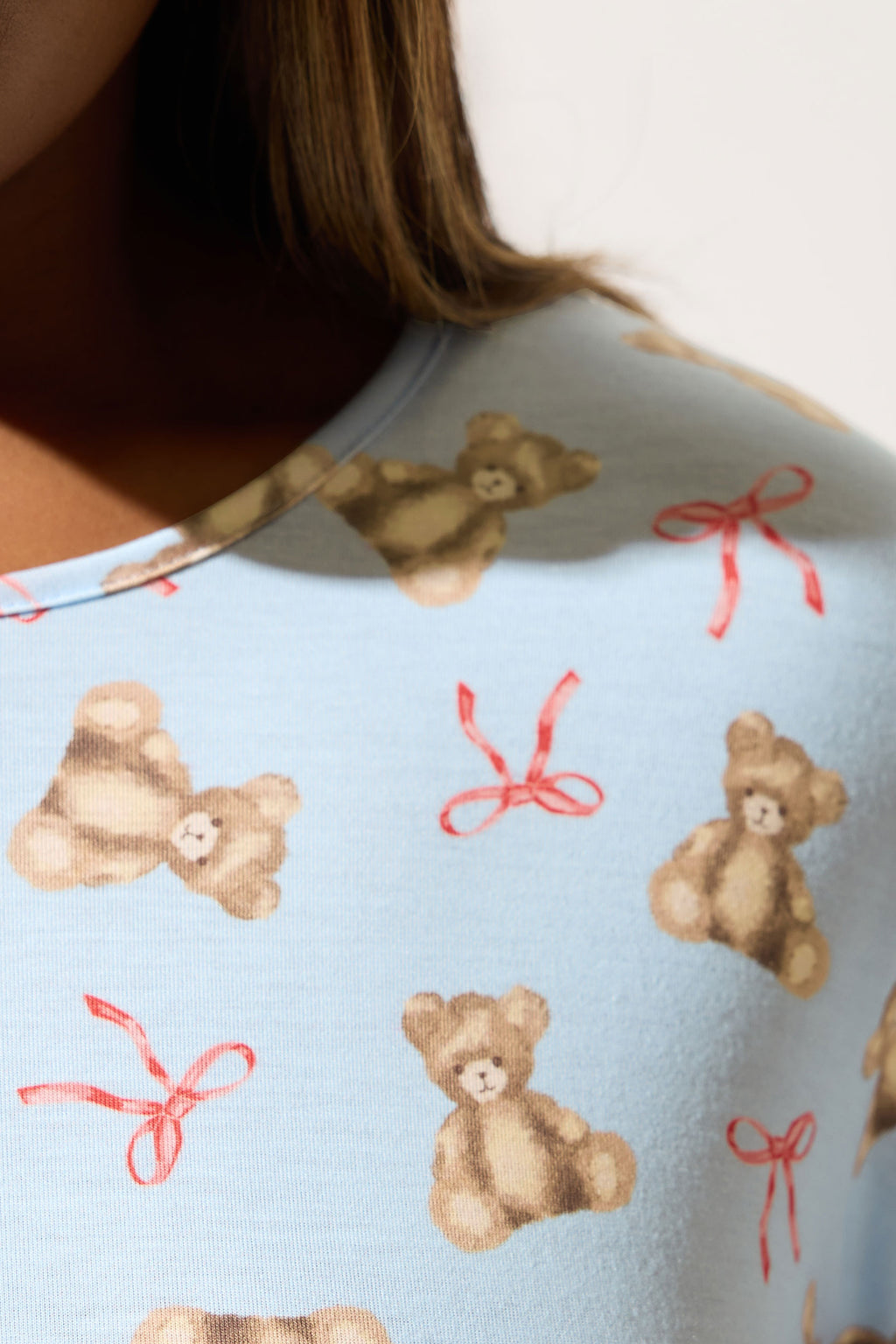  LIMITED COLLECTION - Ensemble De Pyjama Short Bleu Nounours