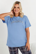  YOURS - Haut De Pyjama Bleu 'Dreamer'