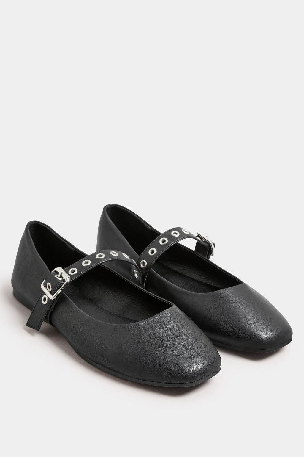  Ballerines Mary Jane Noires Cloutées Pieds Extra Larges EEE