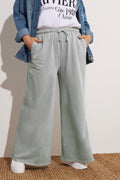  YOURS - Jogging Gris Coupe Wide Leg à Poches