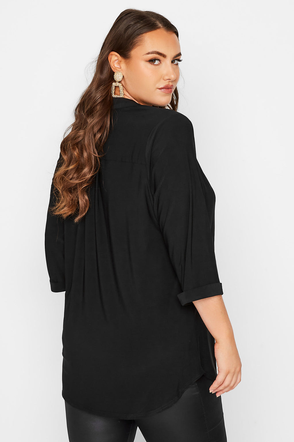  YOURS LONDON - Blouse Noire Manches Longues