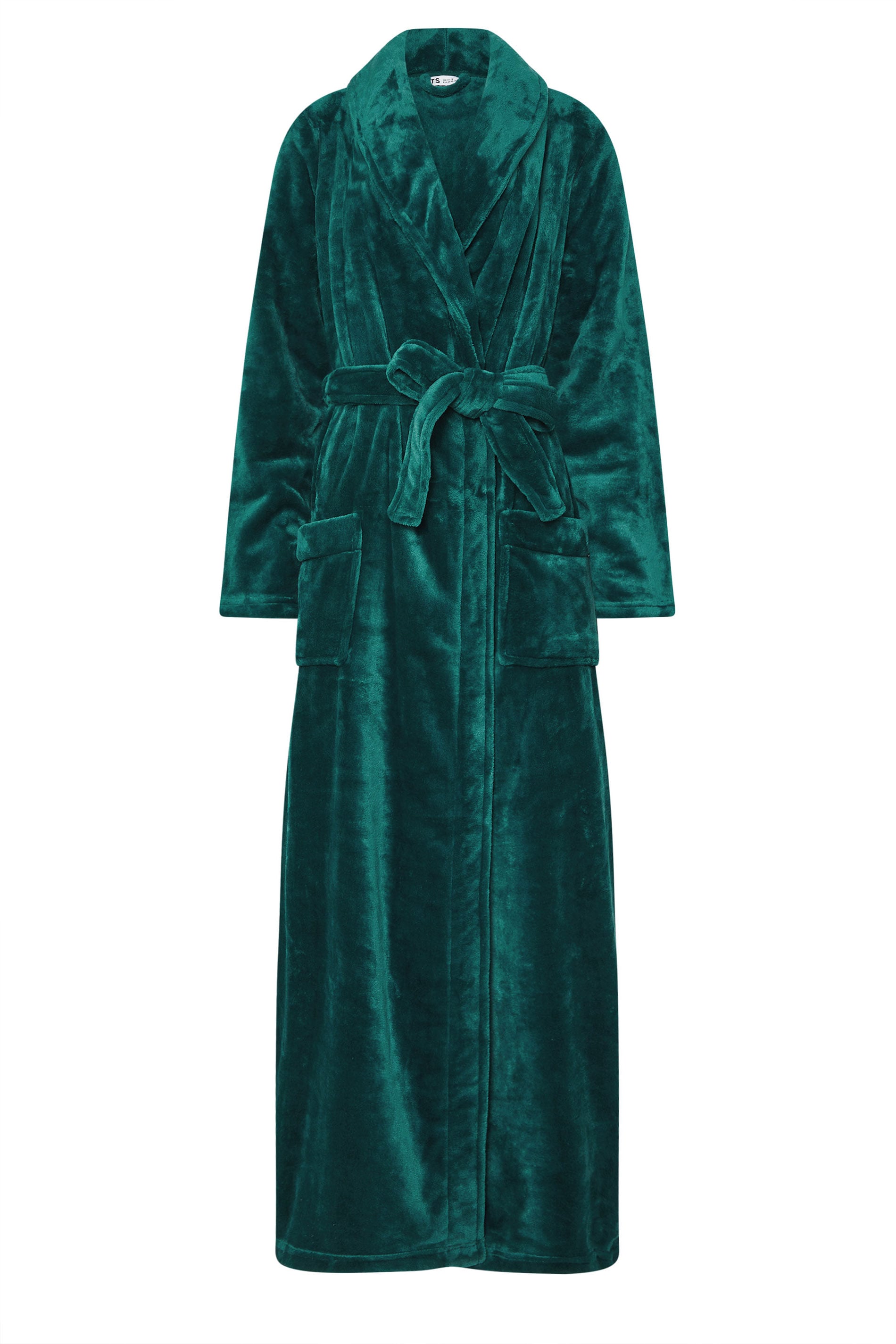  LTS Tall Teal Green Super Luxe Maxi Dressing Gown
