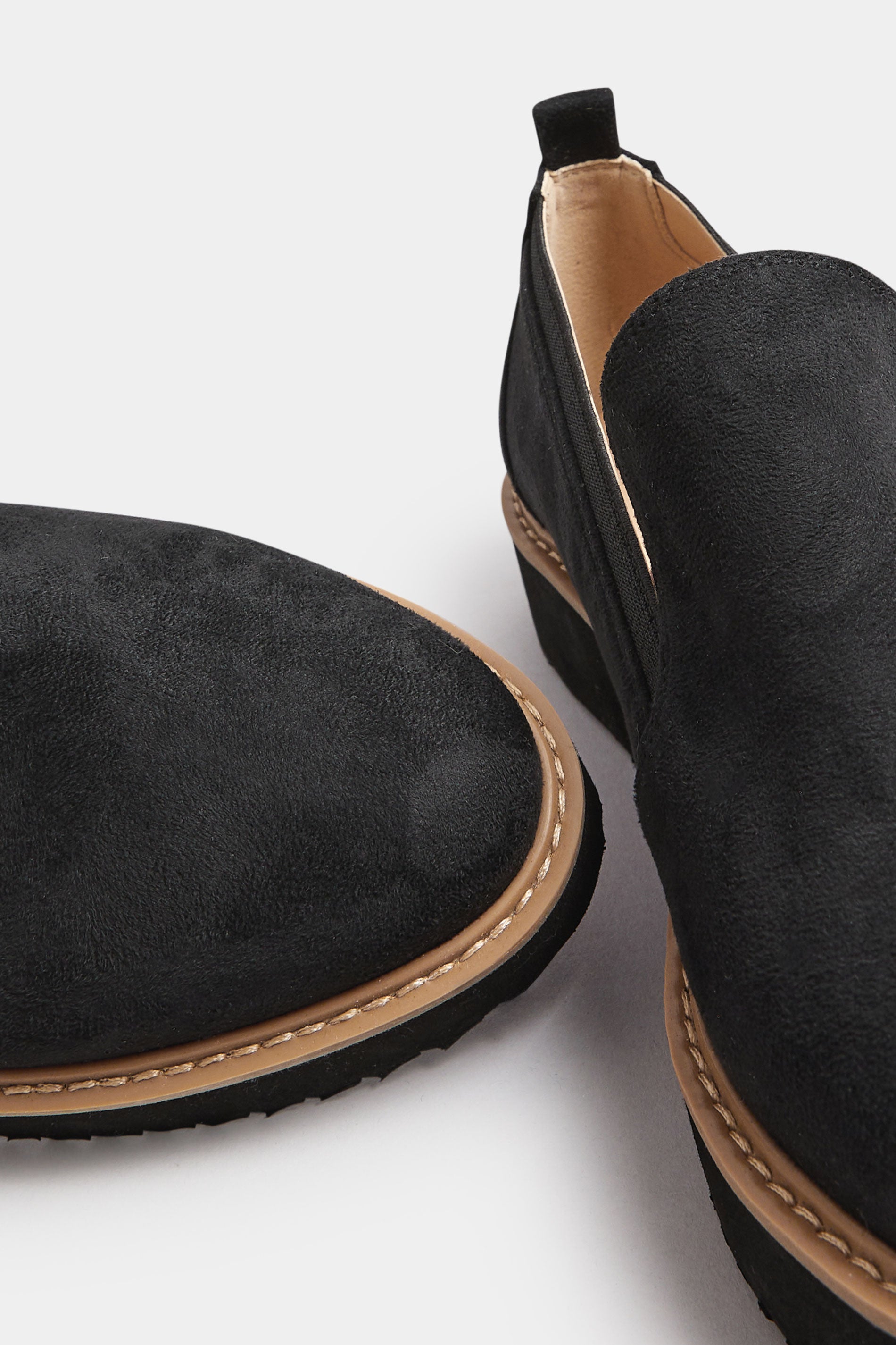  Mocassins Noires Style Mules Pieds Extra Larges EEE